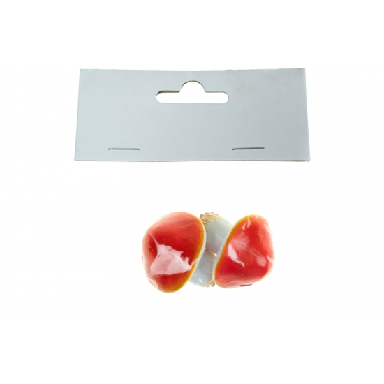 Figura gomba poly 3,8*2,4cm s/2 narancs