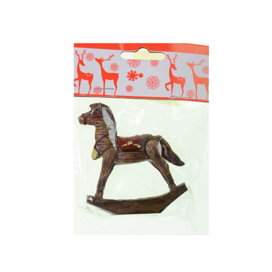 Figura hintaló poly 7,3cm barna