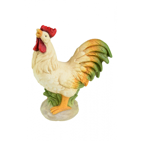Figura kakas magnézia 15*29.5*35cm fehér