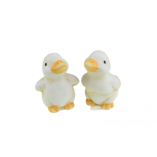Figura kacsa kerámia 6*5*7cm 2féle fehér