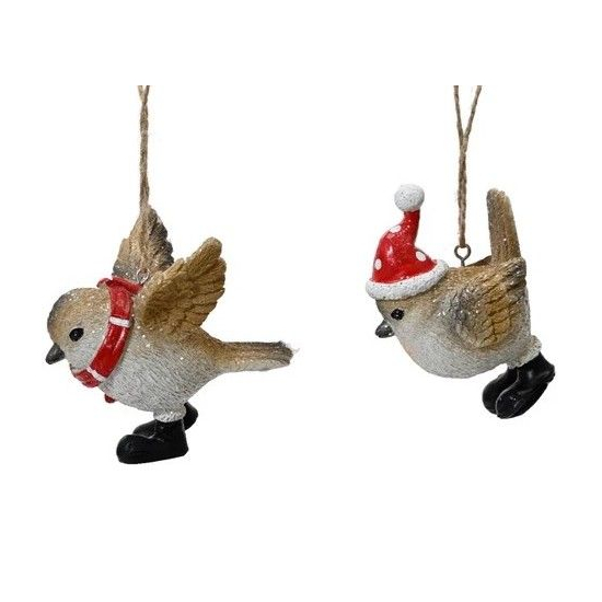 Figura madár poly 7,8cm többféle