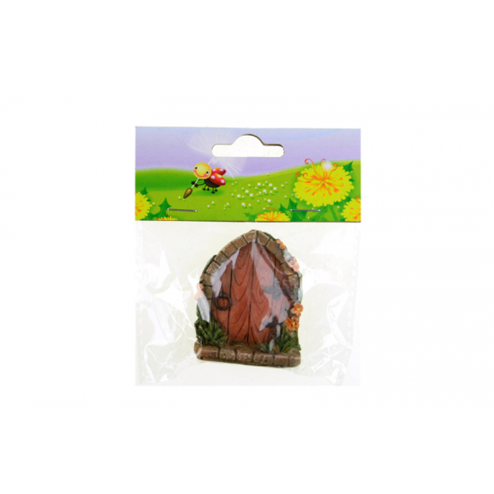 Figura manókapu poly 5,3cm barna