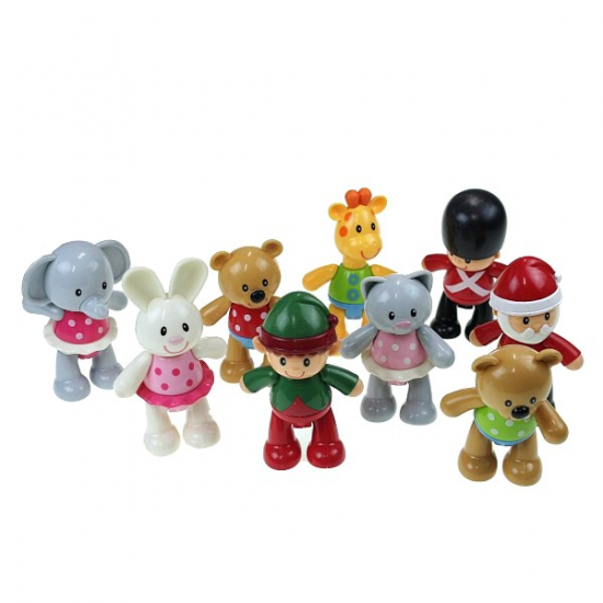 Figura műanyag 12cm többféle több szín