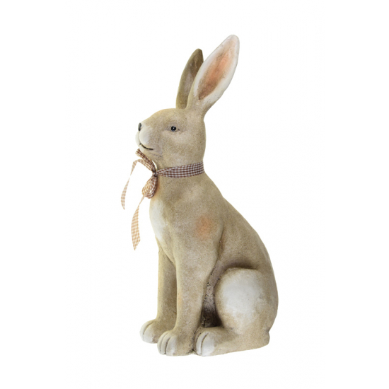 Figura nyúl magnézia 24*17.5*45.5cm barna