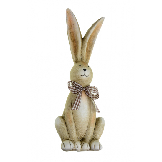 Figura nyúl poly 7.5*7*20cm fehér