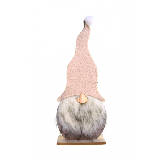 Figura orrmanó filc fa talpon 45cm bézs