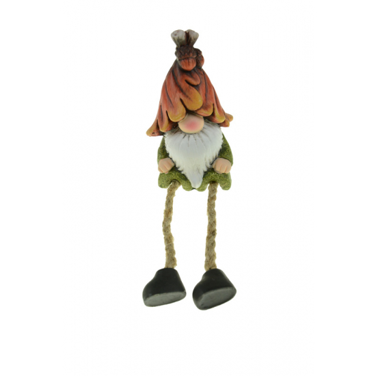 Figura orrmanó kerámia erdei 6.1*5.5*10.6cmH barna
