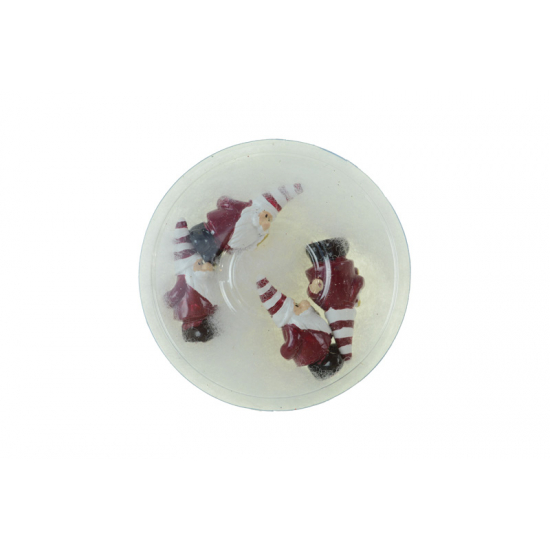 Figura orrmanó poly 1,8*1,7*4cm s/4 piros