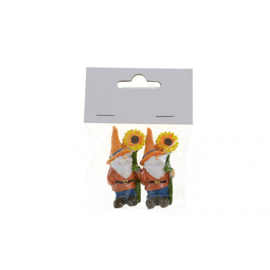 Figura orrmanó poly tökkel 2,8*1,7*5,4cm s/2 színes