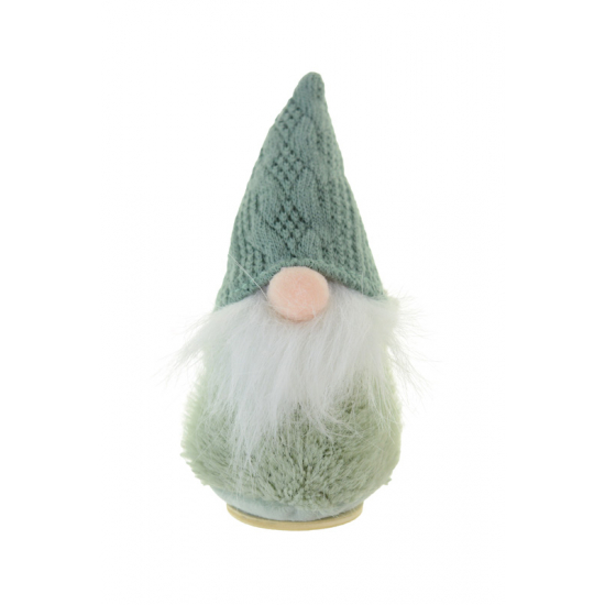 Figura orrmanó textil 11cm zöld