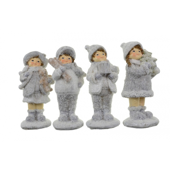 Figura lány poly H14 többféle kék
