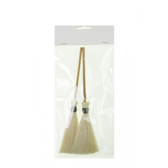 Figura söprű 20,3cm s/2 natúr