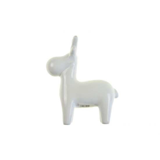 Figura szarvas dolomit 10*4,5*11cm fehér