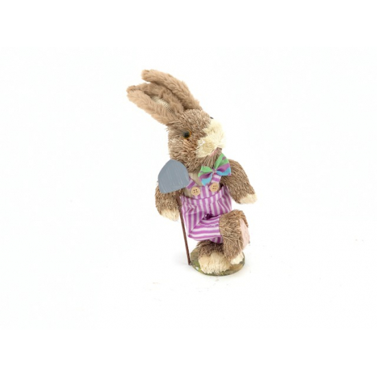 Figura táncoló nyúl H28 lila/barna