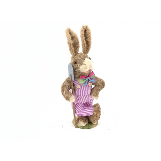 Figura táncoló nyúl H43 lila/barna