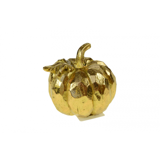 Figura tök poly 6,7*6,5*6,3cm arany