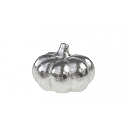 Figura tök poly 7,7*7,8*5,3cm ezüst