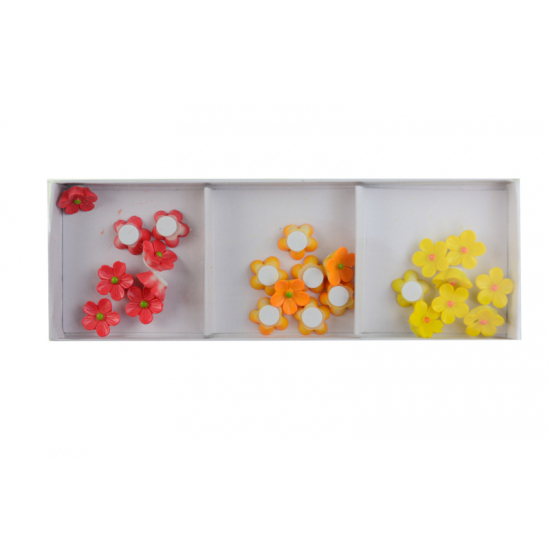 Figura virágfej poly 1,5cm s/24 színes