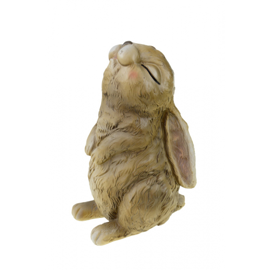 Figura nyúl álló 9.5*11*18cm barna