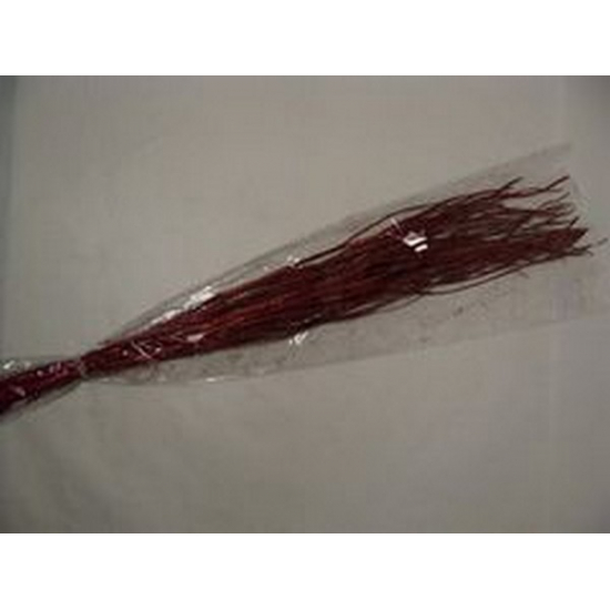 Fűköteg 70cm glitteres piros