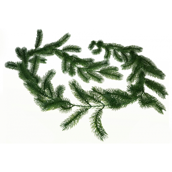 Girland selyemvirág műfenyő 1,8m s.zöld