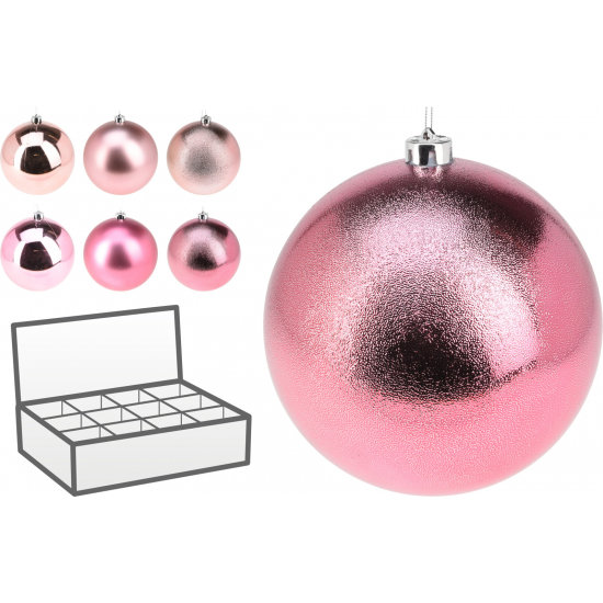 Gömb műa. D18 3féle pink