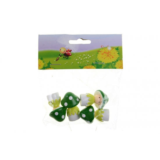 Figura gomba poly s/4 zöld