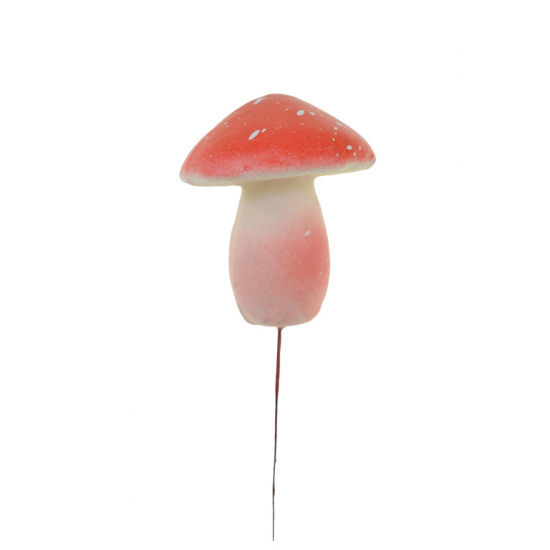 Gomba hab 14cm piros