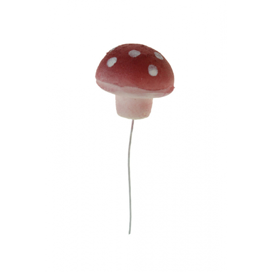 Gomba hab 3.5×3.5cm piros