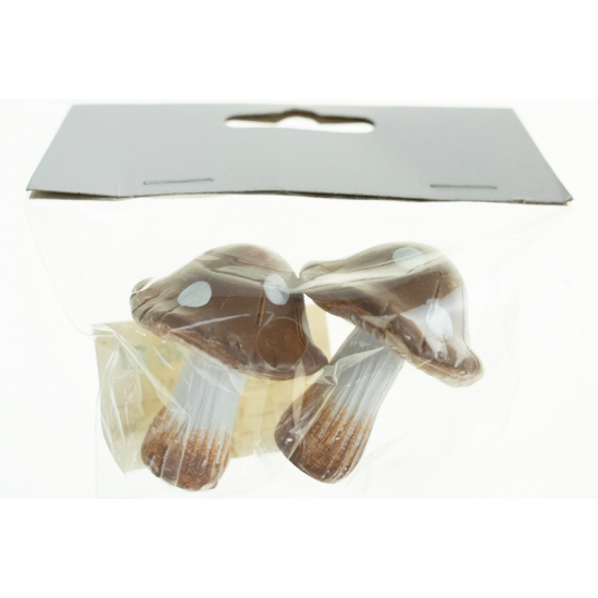 Gomba poly 4,5cm s/2 barna