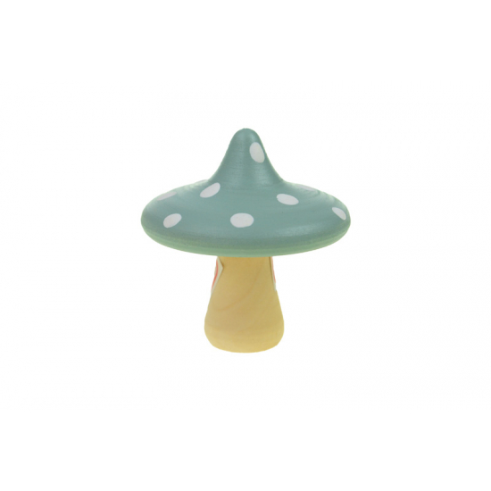 Figura gomba poly pöttyös 5.8*5.8*6.5cm kék