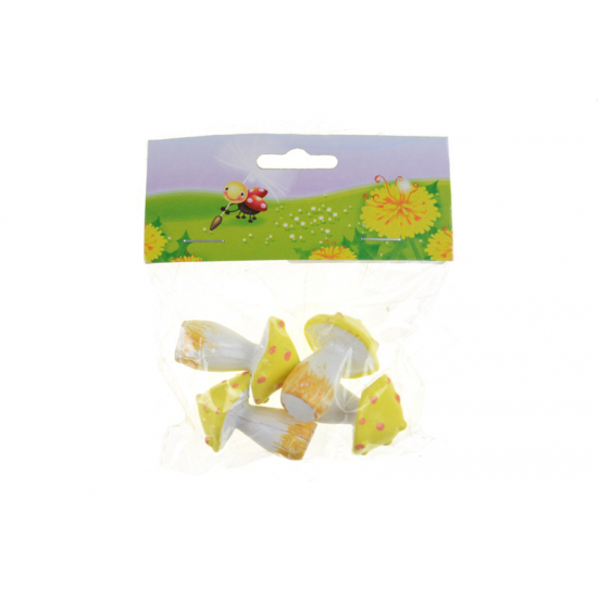 Figura gomba poly s/4 sárga