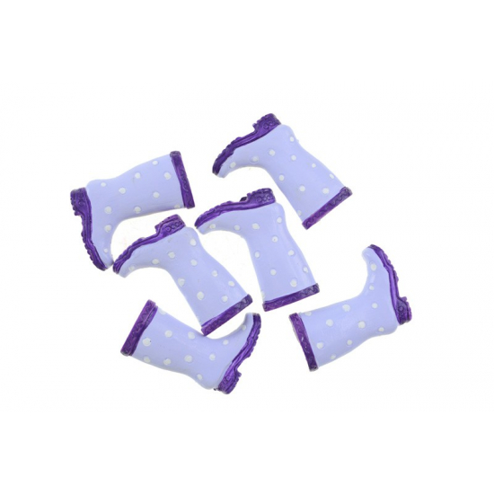 Figura gumicsizma poly 3,4cm s/6 lila
