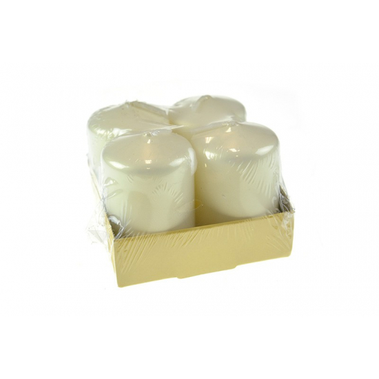 Gyertya adventi 40/60 s/4 satin pezsgő