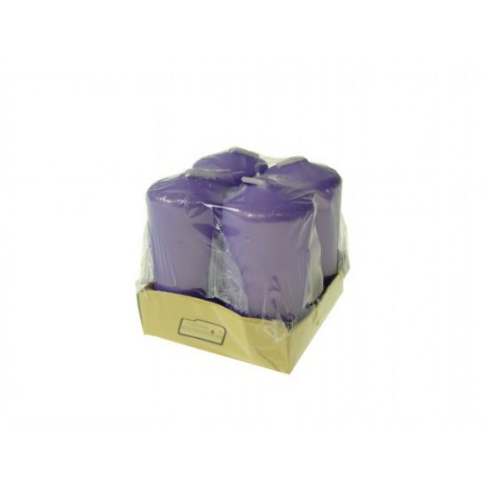Gyertya adventi 40/80 s/4 satin lila
