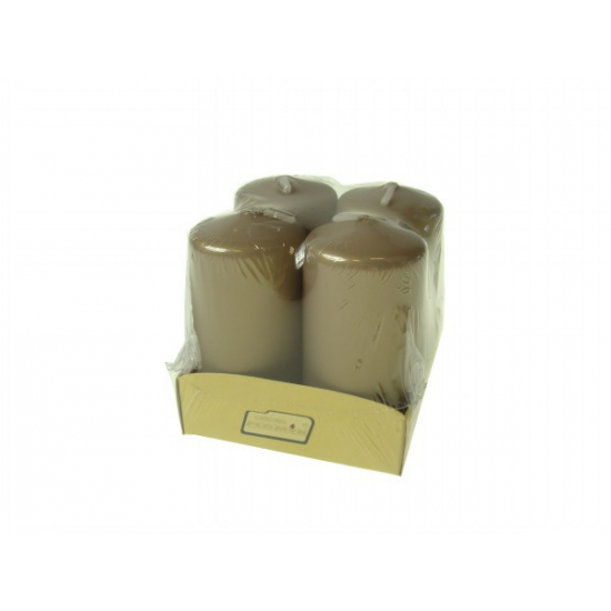 Gyertya adventi 40/80 s/4 satin s.bézs -7