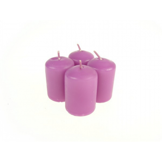 Gyertya adventi 40/60 s/4 matt pink