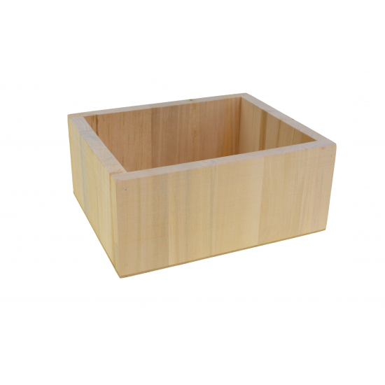 Doboz fa 16*12*7cm natúr
