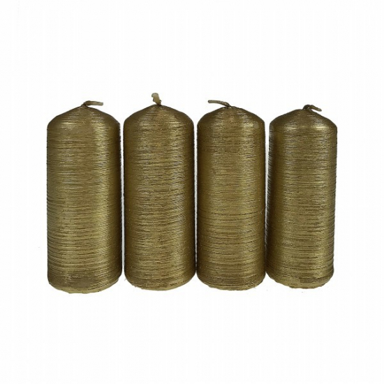 Gyertya henger 40/100 s/4 Drapana arany