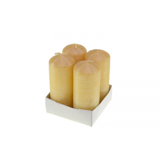 Gyertya henger 40/100 s/4 Drapana krém