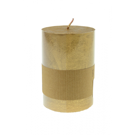 Gyertya henger 70/100 Rustic Metal arany