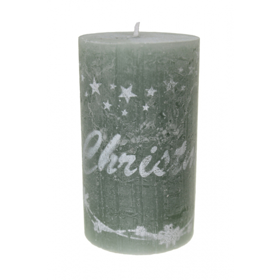 Gyertya henger Christmas 7*12 cm menta