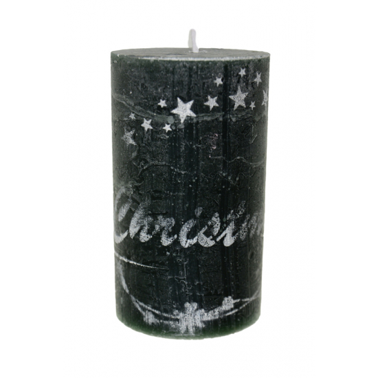 Gyertya henger Christmas 7*12 cm zöld