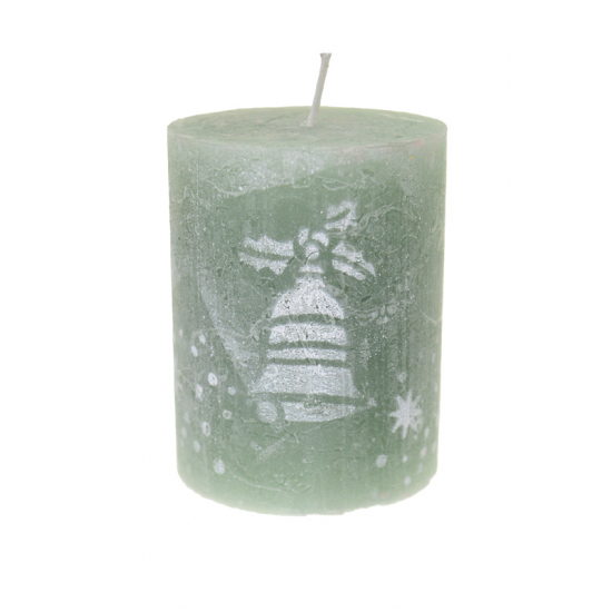 Gyertya henger harangos 7*9 cm menta