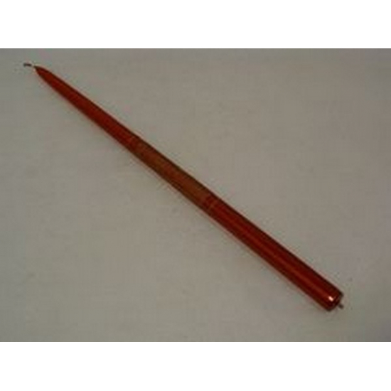 Gyertya szál 40cm s/2 Pierscien narancs