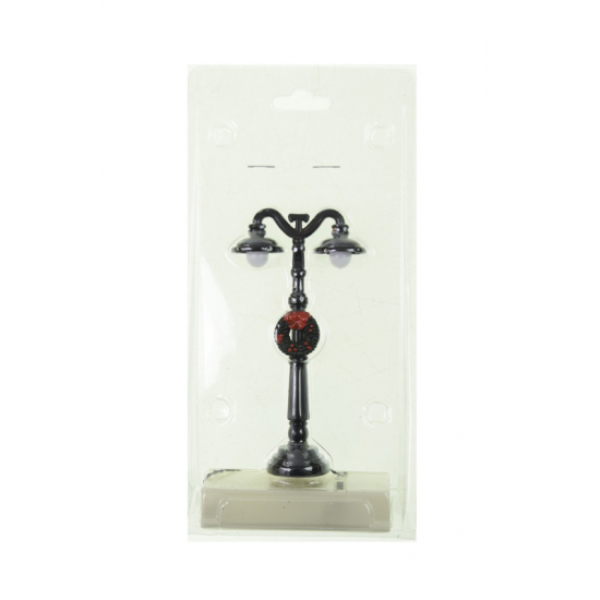 Kandeláber műanyag 12cm fekete