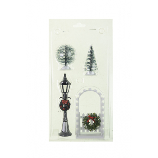 Karácsonyi figurák s/4 színes