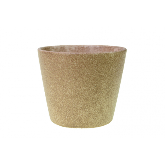 Kaspó kerámia 11*10,5cm bézs