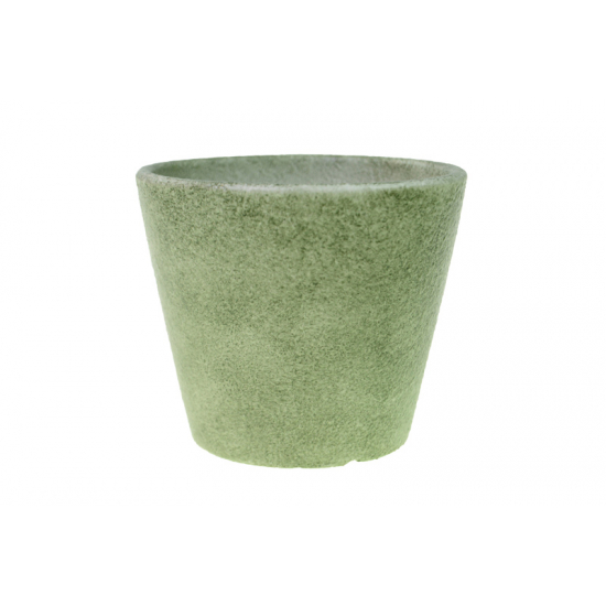 Kaspó kerámia 13,5*11,5cm zöld