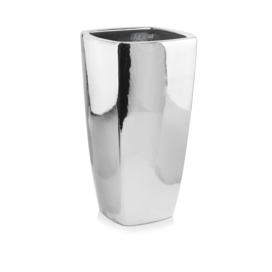 Kaspó kerámia 29 / 38*29 / 38 H57 / 61 cm s/2 króm
